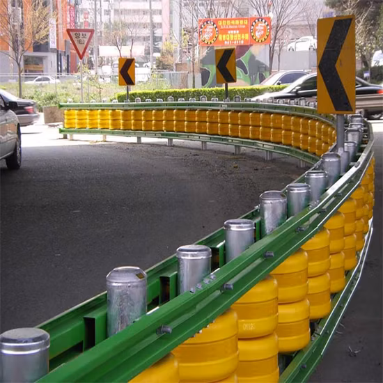 Barrera de rodillos de barandilla de carretera de acero Q235 Q345 Aashto M180 fabricada en China