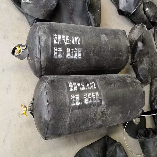 Tubería de airbag de bloqueo de agua de gran tamaño, suministro de fábrica de China, taponamiento de airbag de goma